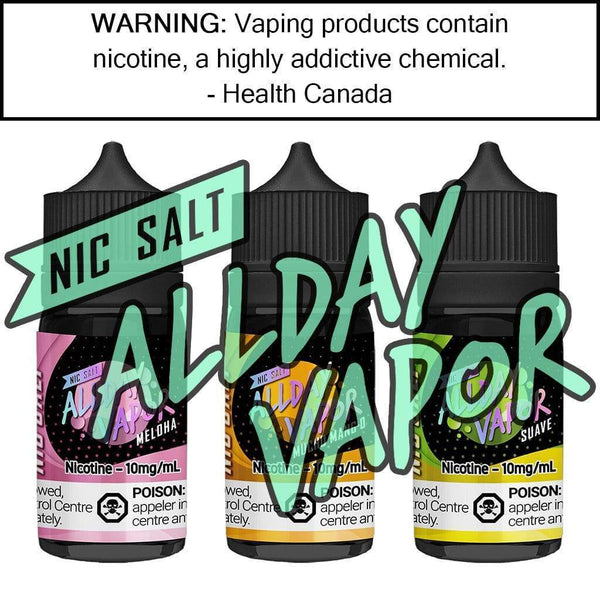 ALL DAY VAPOR | NIC SALTS | BUY ONLINE IN BC | FAST SHIPPING - All Day Vapes