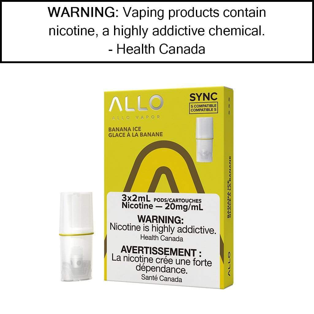 Allo Sync Pod Pack Banana Ice / 20mg/mL Pre-Filled Pods
