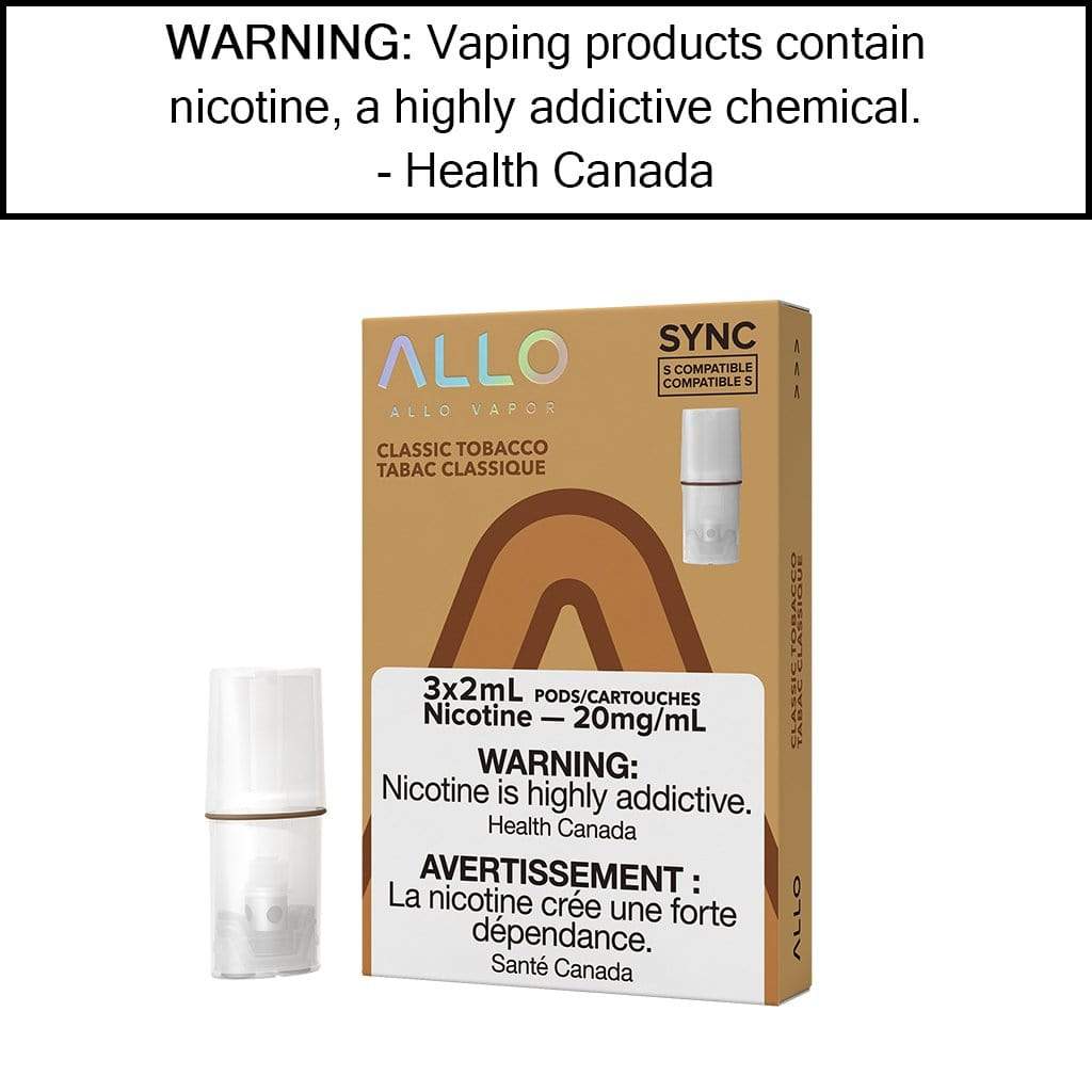 Allo Sync Pod Pack Classic Tobacco / 20mg/mL Pre-Filled Pods