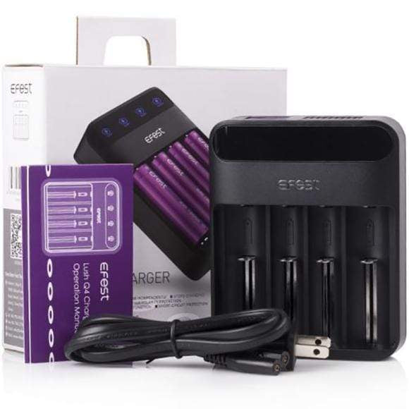 Efest LUSH Q4 Intelligent 4 Bay Battery Charger Chargers