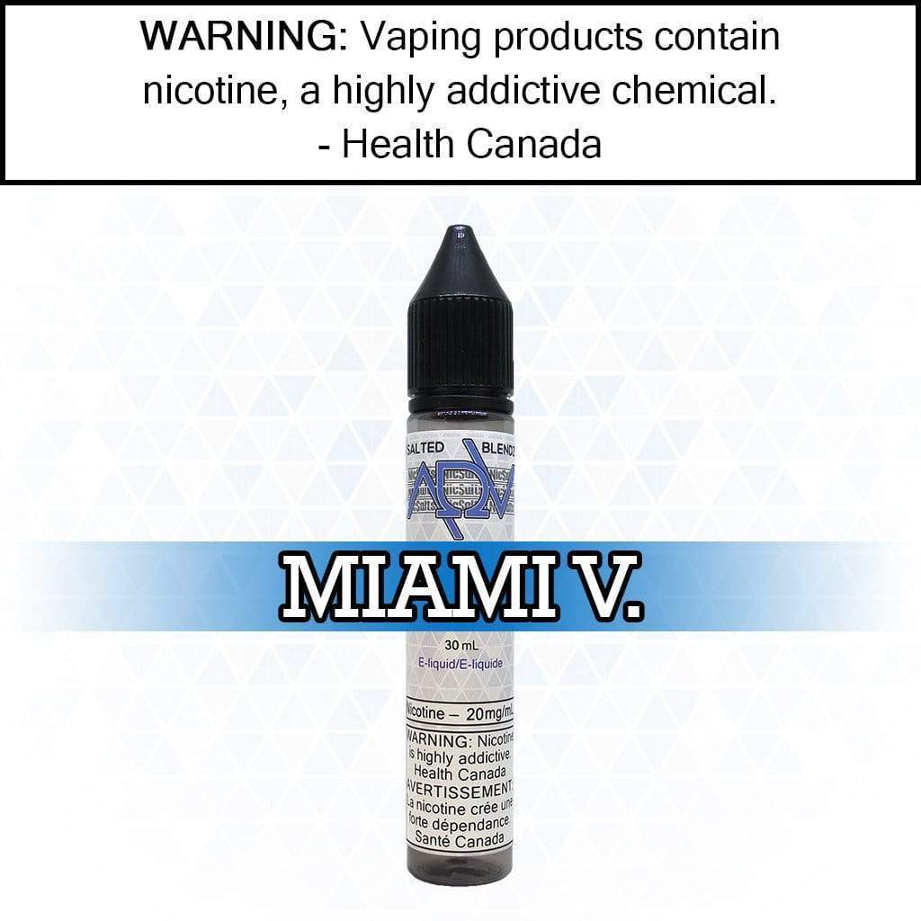 Miami V - ADV BLENDZ 0.1 MG Regular Nicotine House E-Liquids