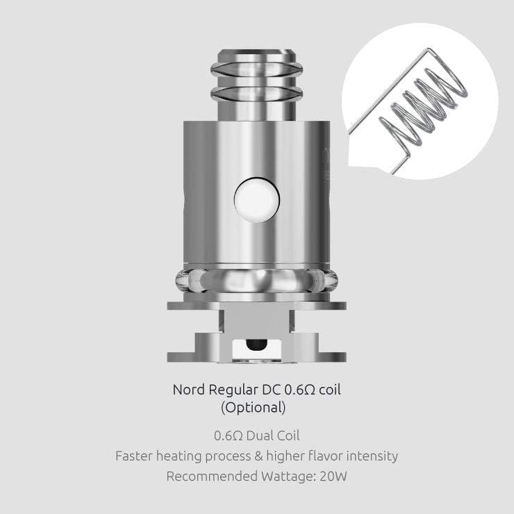 SMOK NORD Replacement Coils 0.6 ohm DC Regular Replacement Coils