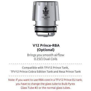 SMOK TFV12 Prince Replacement Coils V12 PRINCE RBA (1pc/coil) Replacement Coils