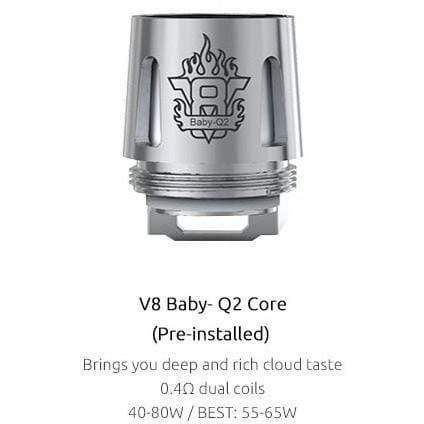 SMOK TFV8 Baby Coils Q2 0.4ohm (1pc/coil) Replacement Coils