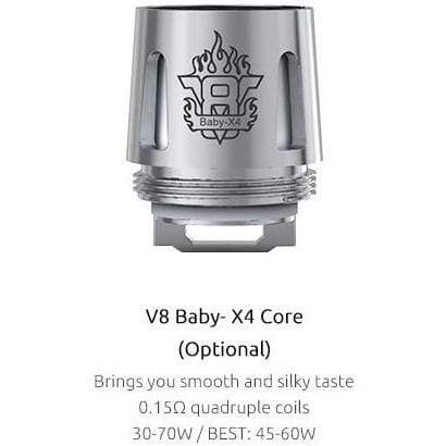SMOK TFV8 Baby Coils X4 (1pc/coil) Replacement Coils
