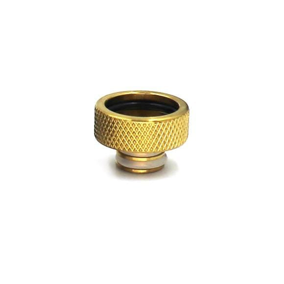 Stainless Steel 510 to 810 Drip Tip Adapter Gold Drip Tips