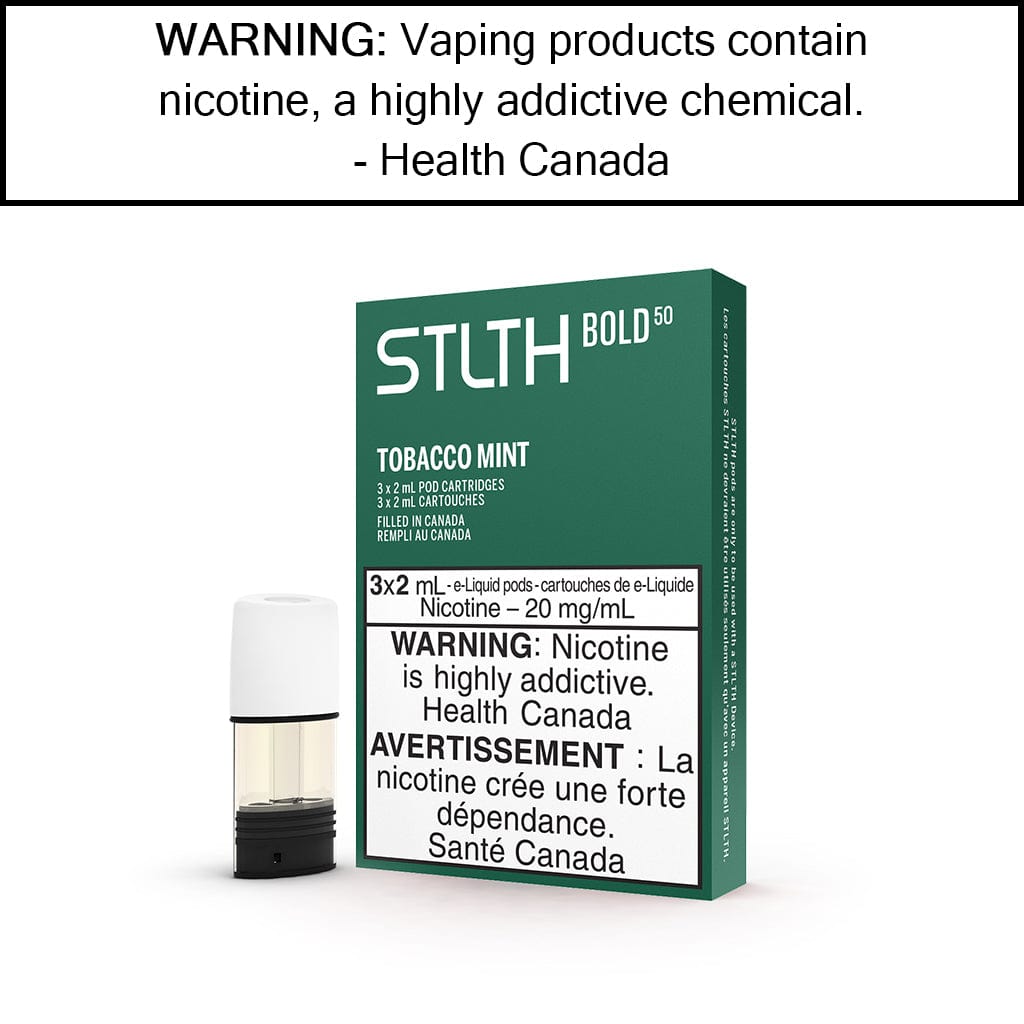 STLTH Pods Tobacco Mint / 20mg/mL - Bold 50 Pre-Filled Pods