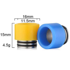 TFV8 Resin + Stainless Steel Hybrid Wide Bore Drip Tip Drip Tips