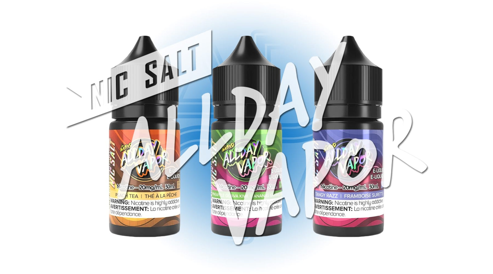 Allday Vapor 30mL Bottles
