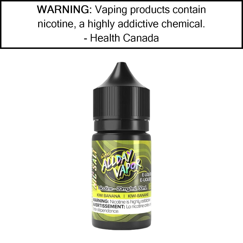 AllDay Vapor - Amped - Salt Kiwi Banana 20MG Salt Based E-Liquids