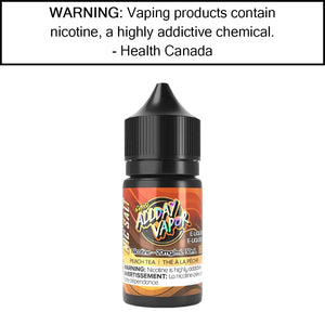 AllDay Vapor - Amped - Salt Peach Tea 20MG Salt Based E-Liquids