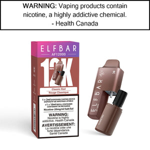 Elf Bar AF12K - Disposable Classic Red Disposable