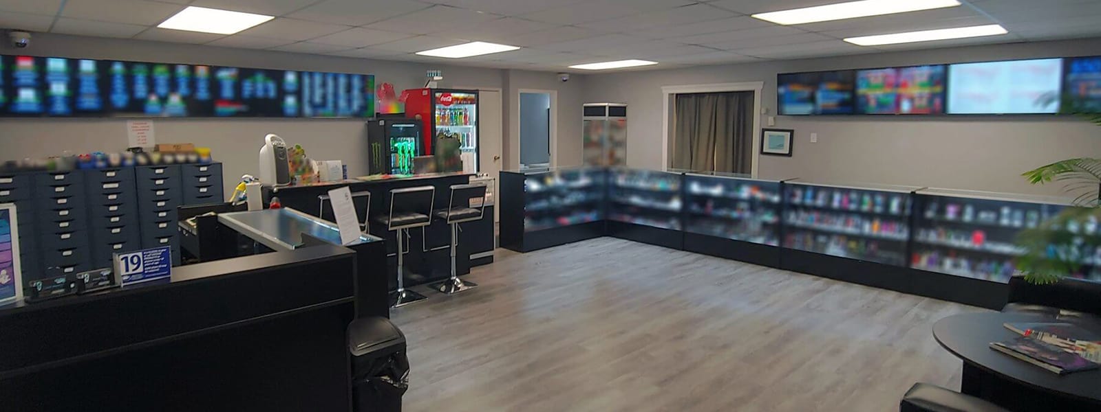 Picture of the inside of the store