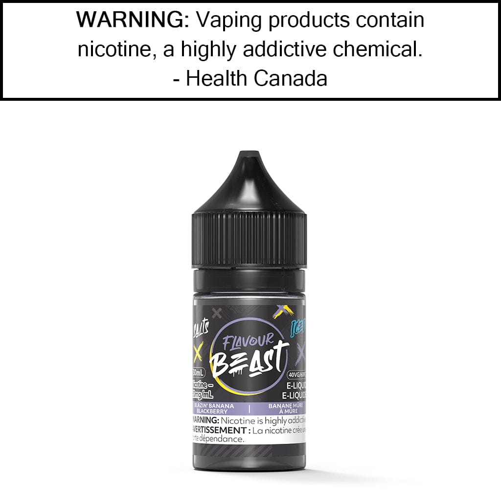 Flavour Beast E-Liquid Salts Blazin' Banana Blackberry - Iced - 10MG/ML Salt Based E-Liquids