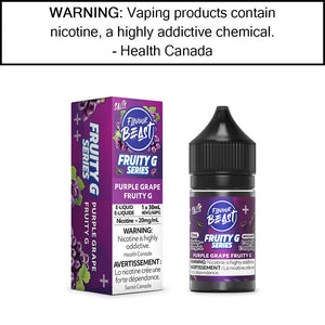 Flavour Beast Fruity G - Salt Purple Grape - 20MG/ML Salt Based E-Liquids