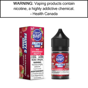 Flavour Beast Fruity G - Salt Red Strawberry - 20MG/ML Salt Based E-Liquids