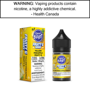Flavour Beast Fruity G - Salt Yellow Pineapple - 20MG/ML Salt Based E-Liquids