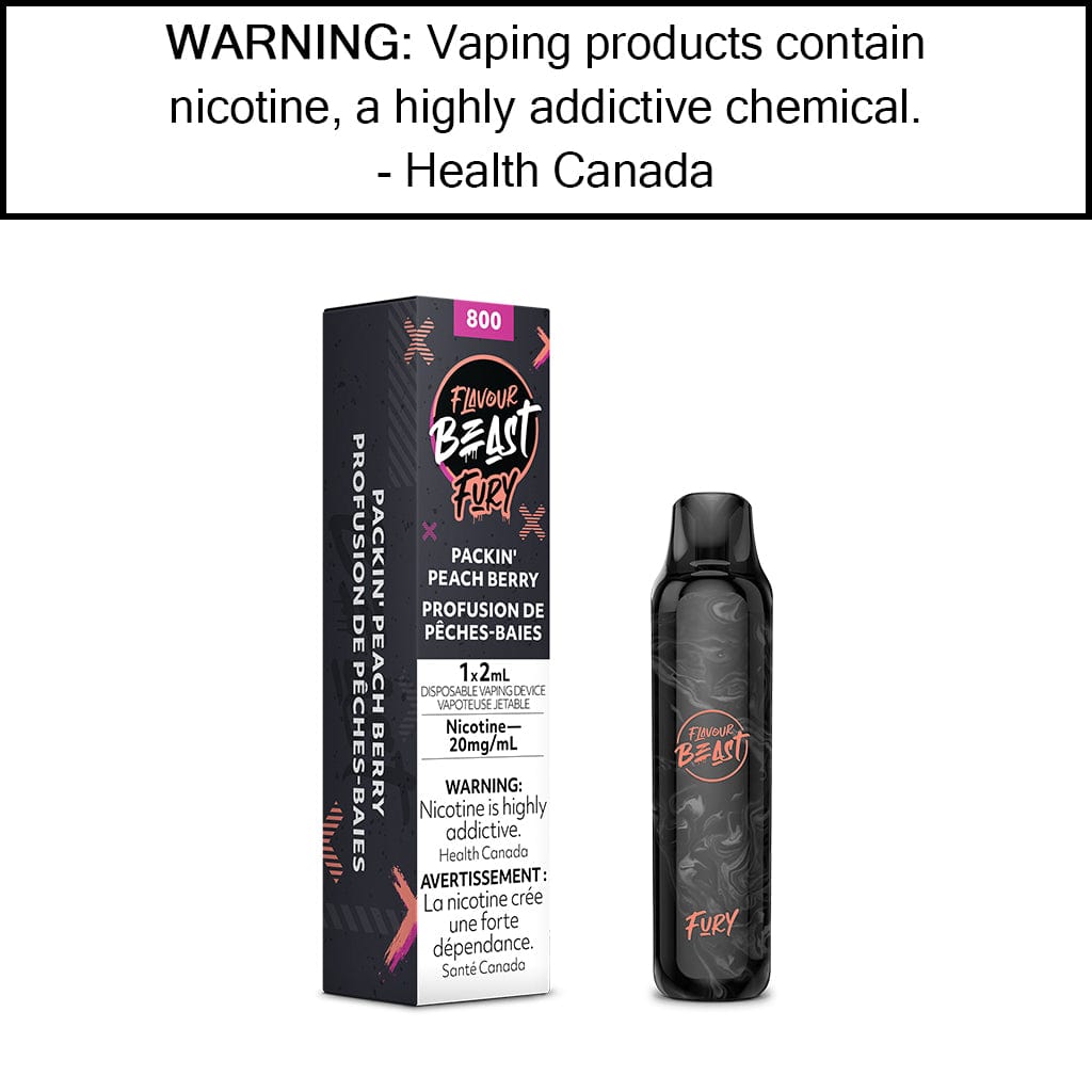 Flavour Beast Fury Disposables Packin' Peach Berry Disposable