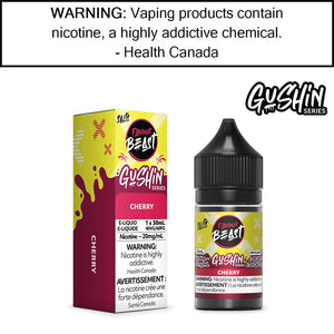 Flavour Beast Gushin & Sour Gushin - Salt Cherry - 20MG/ML Salt Based E-Liquids