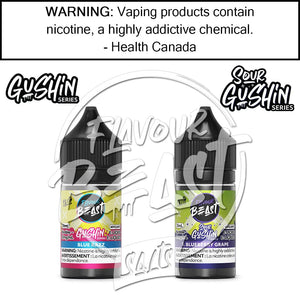 Flavour Beast Gushin & Sour Gushin - Salt Salt Based E-Liquids