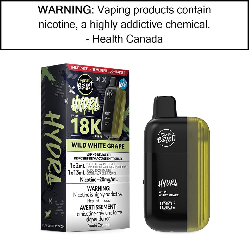FLAVOUR BEAST HYDRA 18K PUFF DISPOSABLE | 20MG/ML - All Day Vapes FLAVOUR BEAST HYDRA 18K PUFF DISPOSABLE | 20MG/ML - All Day Vapes