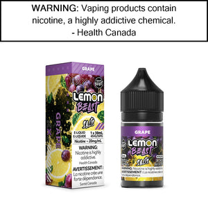 Flavour Beast - Lemon Beast - Salt Grape Lemon - 20MG/ML Salt Based E-Liquids