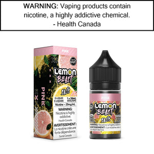 Flavour Beast - Lemon Beast - Salt Pink Lemon - 20MG/ML Salt Based E-Liquids