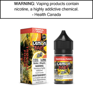Flavour Beast - Lemon Beast - Salt Tropical Punch Lemon - 20MG/ML Salt Based E-Liquids
