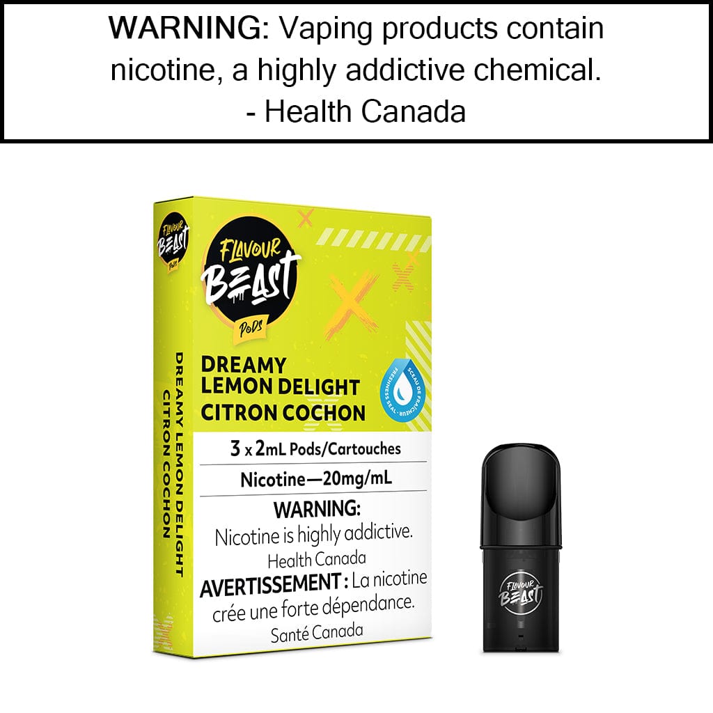 Flavour Beast Pod Pack Dreamy Lemon Delight Pre-Filled Pods