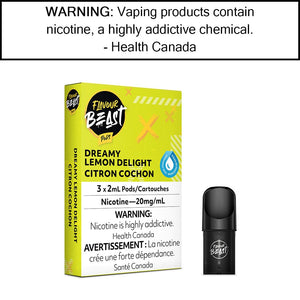 Flavour Beast Pod Pack Dreamy Lemon Delight Pre-Filled Pods