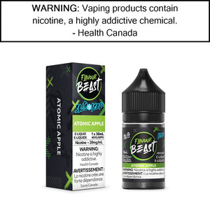 Flavour Beast - Salt Atomic Apple - Iced - 20MG/ML Salt Based E-Liquids
