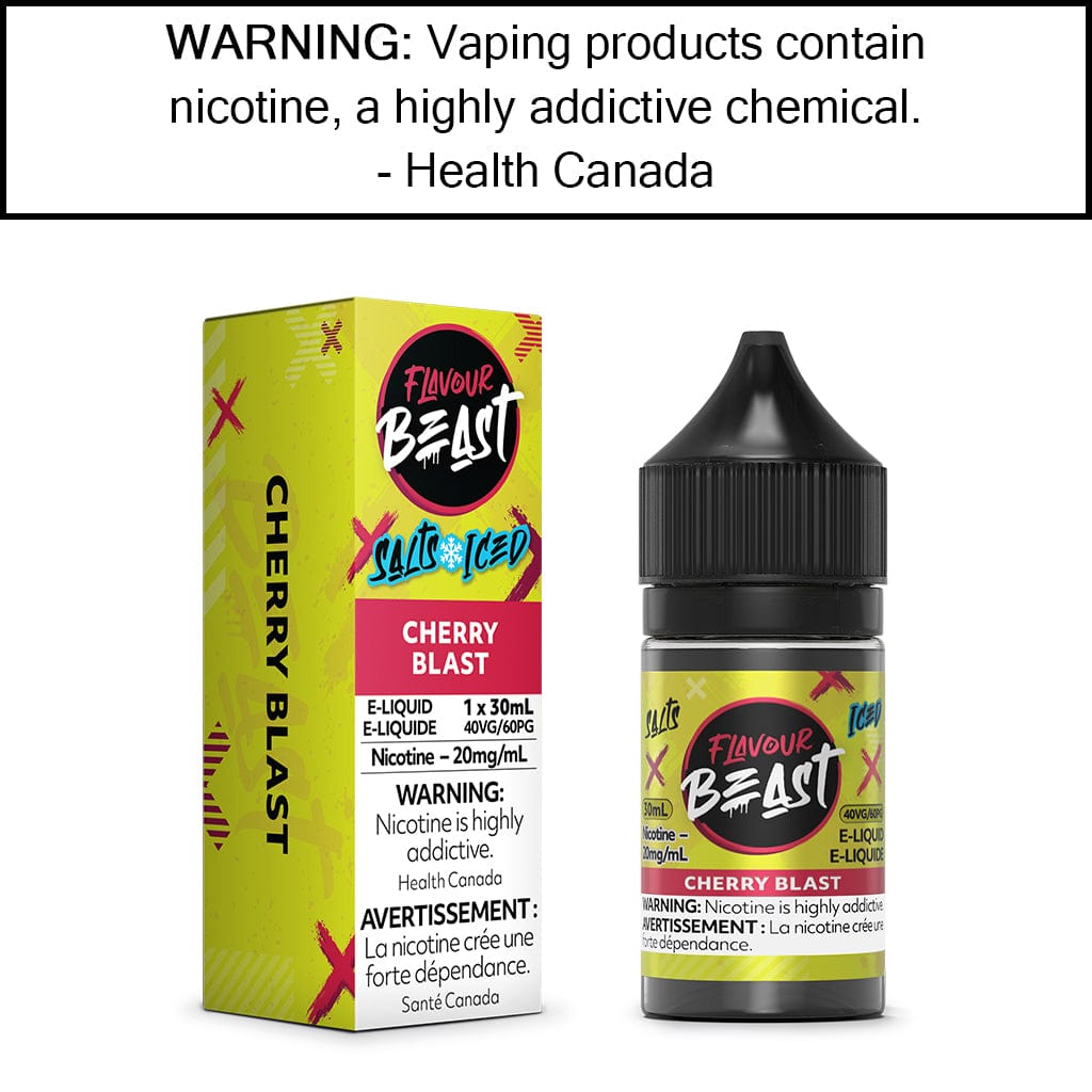 Flavour Beast - Salt Cherry Blast - Iced - 20MG/ML Salt Based E-Liquids