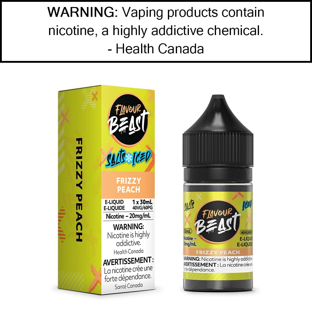 Flavour Beast - Salt Frizzy Peach - Iced - 20MG/ML Salt Based E-Liquids