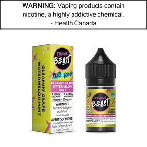 Flavour Beast - Salt Gleamin' Grape Watermelon Mint - Iced - 20MG/ML Salt Based E-Liquids