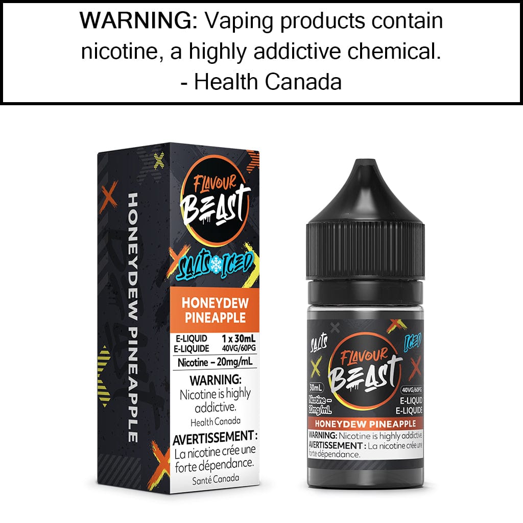 Flavour Beast - Salt Honeydew Pineapple - Iced - 20MG/ML Salt Based E-Liquids