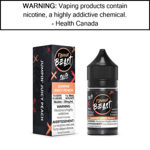 Flavour Beast - Salt Jumpin' Juicy Peach - Iced - 20MG/ML Salt Based E-Liquids