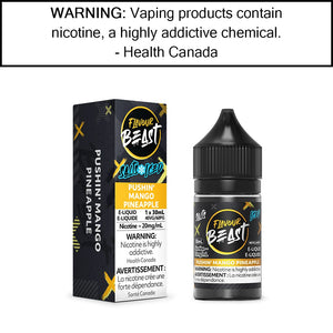 Flavour Beast - Salt Pushin' Mango Pineapple - Iced - 20MG/ML Salt Based E-Liquids