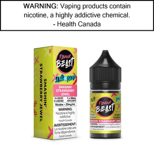 Flavour Beast - Salt Smashin' Strawberry Jewel - Iced - 20MG/ML Salt Based E-Liquids