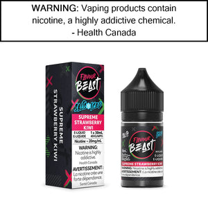 Flavour Beast - Salt Supreme Strawberry Kiwi - Iced - 20MG/ML Salt Based E-Liquids