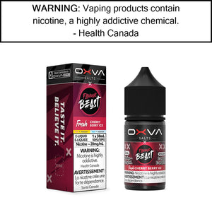 Flavour Beast X OXVA - Salt Fresh Cherry Berry - Iced - 20MG/ML Salt Based E-Liquids