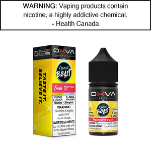 Flavour Beast X OXVA - Salt Fresh Fruity CG - Iced - 20MG/ML Salt Based E-Liquids