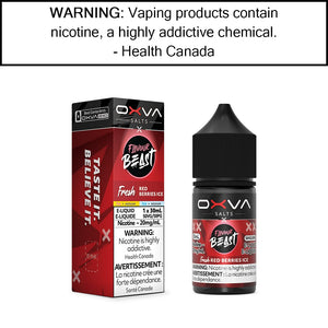 Flavour Beast X OXVA - Salt Fresh Red Berries - Iced - 20MG/ML Salt Based E-Liquids