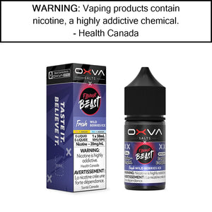 Flavour Beast X OXVA - Salt Fresh Wild Berries - Iced - 20MG/ML Salt Based E-Liquids
