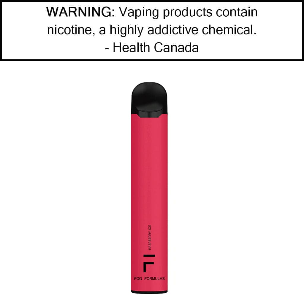 Fog Formulas 1600 - Disposable Raspberry Ice / 20 MG/ML Disposable