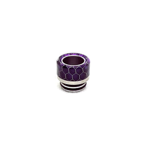 FV Resin Stainless Steel Hybrid 810 Drip Tip Short Purple Drip Tips