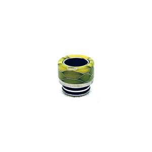 FV Resin Stainless Steel Hybrid 810 Drip Tip Short Yellow Drip Tips