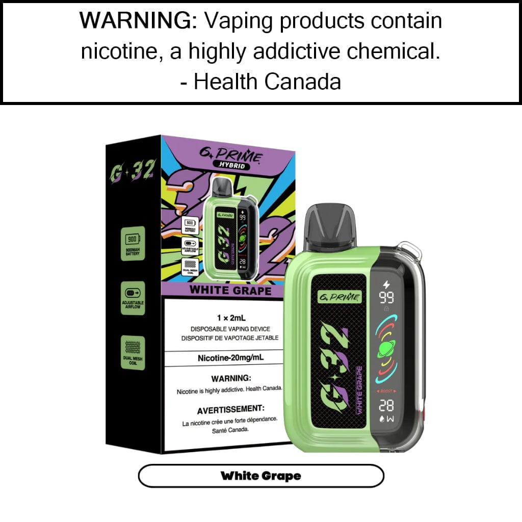G-Prime 32K | Disposable 20 mg/mL | VAPE - All Day Vapes G-Prime 32K | Disposable 20 mg/mL | VAPE - All Day Vapes