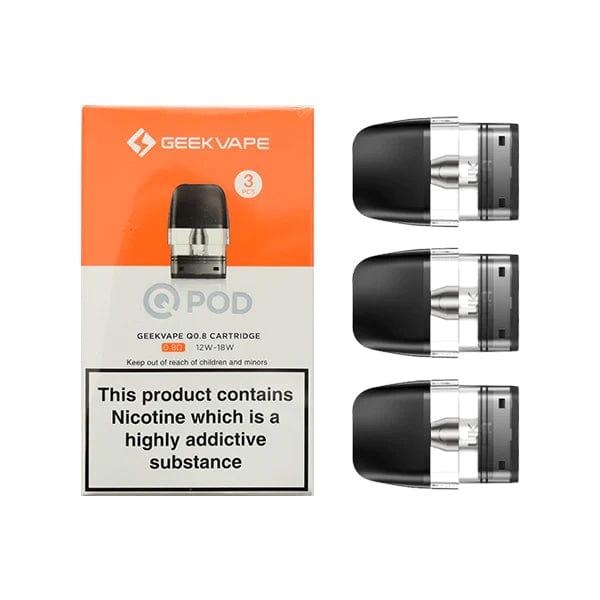 Geekvape Q Replacement Pods (CRC) 0.8ohm (12W-18W) Replacement Pods