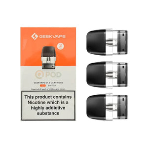Geekvape Q Replacement Pods (CRC) 1.2ohm (8W-12W) Replacement Pods
