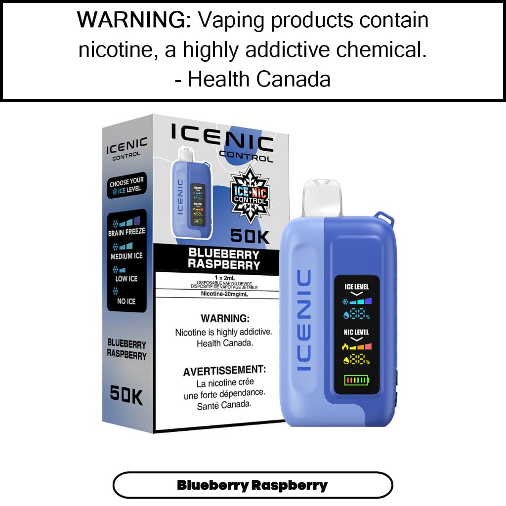 IceNic 50K - Disposable Blueberry Raspberry Watermelon - 20MG/ML Disposable